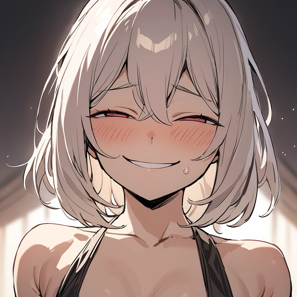 <lora:xl_anya's_heh_face-000008:1>,comical face,smile,1girl,, masterpiece, best quality,
