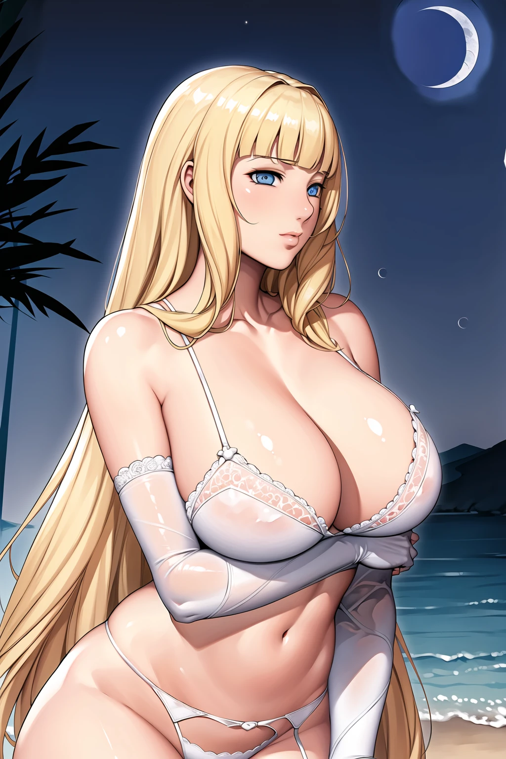 (best quality, ultra-detailed, photorealistic: 1.39), bright and vibrant colors, studio lighting, romantic expression, An effeminate girl, with a delicate and beautiful face. has a thin body, but well designed, your skin is white and very pale. her hair is green neon, likes to wear makeup, ((Wear a black choker)), outfit emocore, fuzzy, sexy, beautiful lace blouse, beautiful fuzzy shorts, tanned skin, lake with trees and lights, night, tattooed body, woman with tattoo