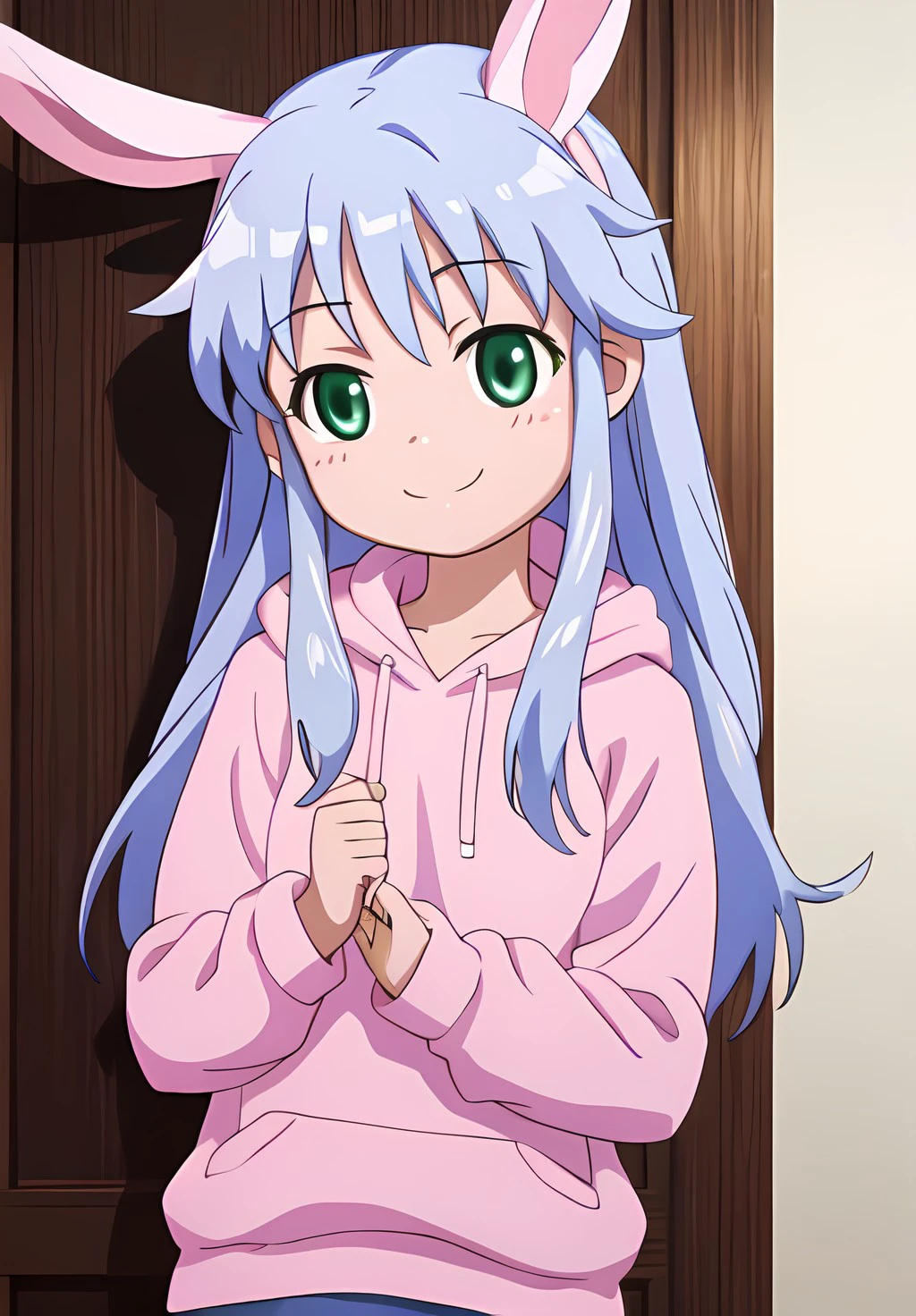 <lora:IndexAndRailgun:0.6>, IndexBunny, smile