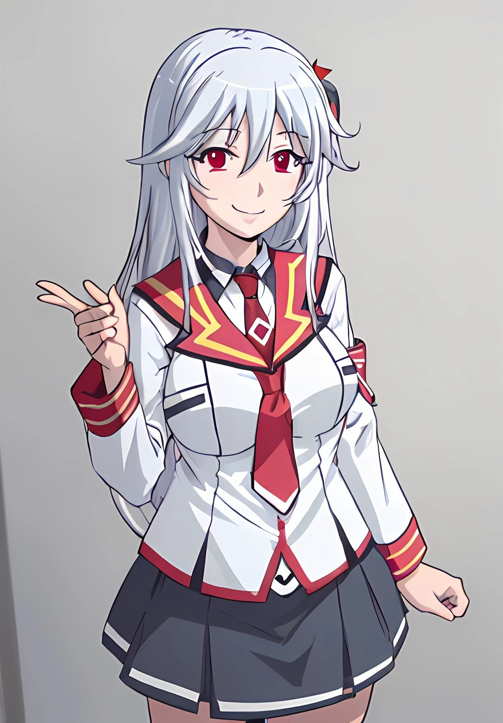 <lora:HybridxHeart:0.6>, AineSchool, smile, solo