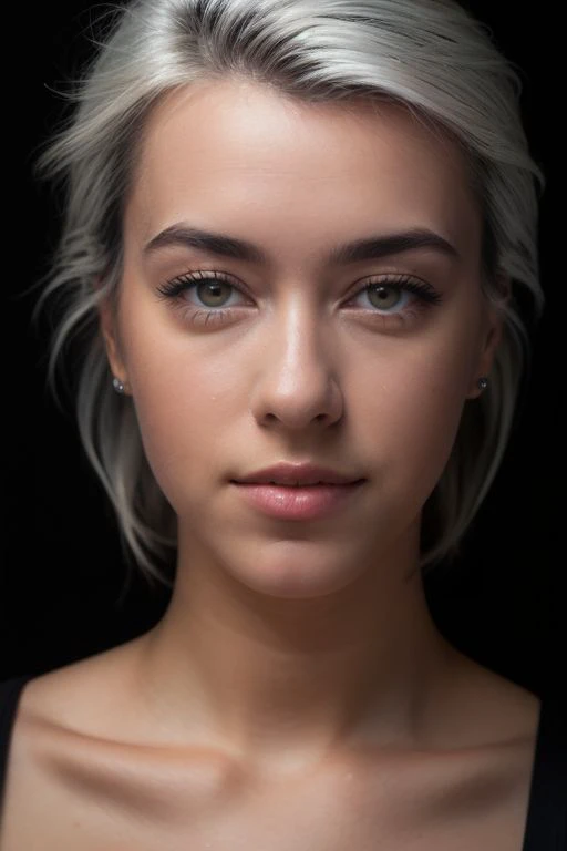 DEN_babisteil_blonde,
(headshot:1.2) portrait on a (plain black background:1.2), (headshot:1.2), (face focus:1.1), (facing the camera:1.2), Head in the centre, (eye contact:1.3), (intense stare:1.1), mouth open, (facing straightforward:1.2), (forward facing:1.1), Head, face, Head focus, Head tilted down, looking slightly up at the camera,
bokeh, f1.4, 40mm, photorealistic, raw, 8k, textured skin, skin pores, intricate details <lora:epi_noiseoffset2:1>, epiCRealism