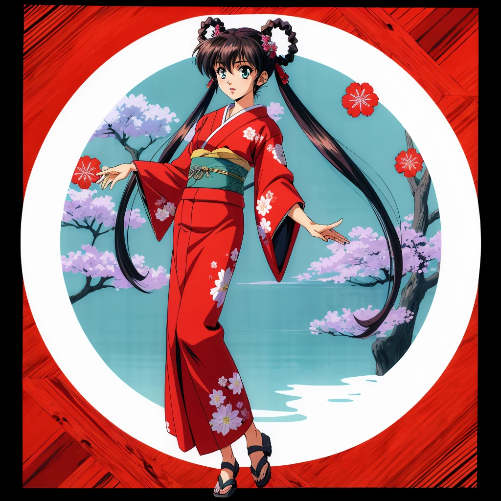 <lora:YohkoMano001:0.6>,<lora:add_detail:0.5>,<lora:noline:0.3>,<lora:boldline:-0.3>,
YohkoMano,1girl,solo,
hair rings,long twin tails,
aqua eyes,
kimono,full body,