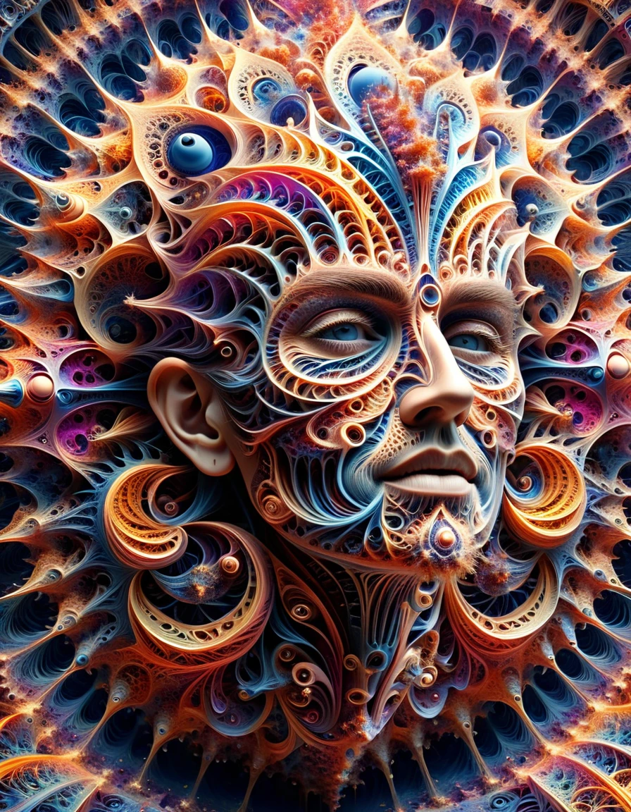 (temperatura absoluta cero grados Kelvin ),Arte de Alberto Severo, salpicaduras y gotas congeladas multicolores, dream, Pintura digital surrealista , brillos tornasolados, efectos 3D, Ultra HD, obra de arte magistral ,cinematic lighting,16k
