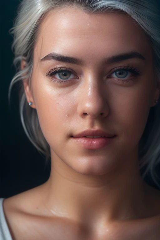 DEN_babisteil_blonde,
(headshot:1.2) portrait on a (plain dark background:1.2), (headshot:1.2), (face focus:1.1), intricate (beautiful eyes:1.2), (wide open eyes:1.1), Big eyes, clean photo, lighting from behind, (Red lighting from the left:1.3), (Blue lighting from the right:1.3),
bokeh, f1.4, 40mm, photorealistic, raw, 8k, textured skin, skin pores, intricate details <lora:epi_noiseoffset2:1>, epiCRealism