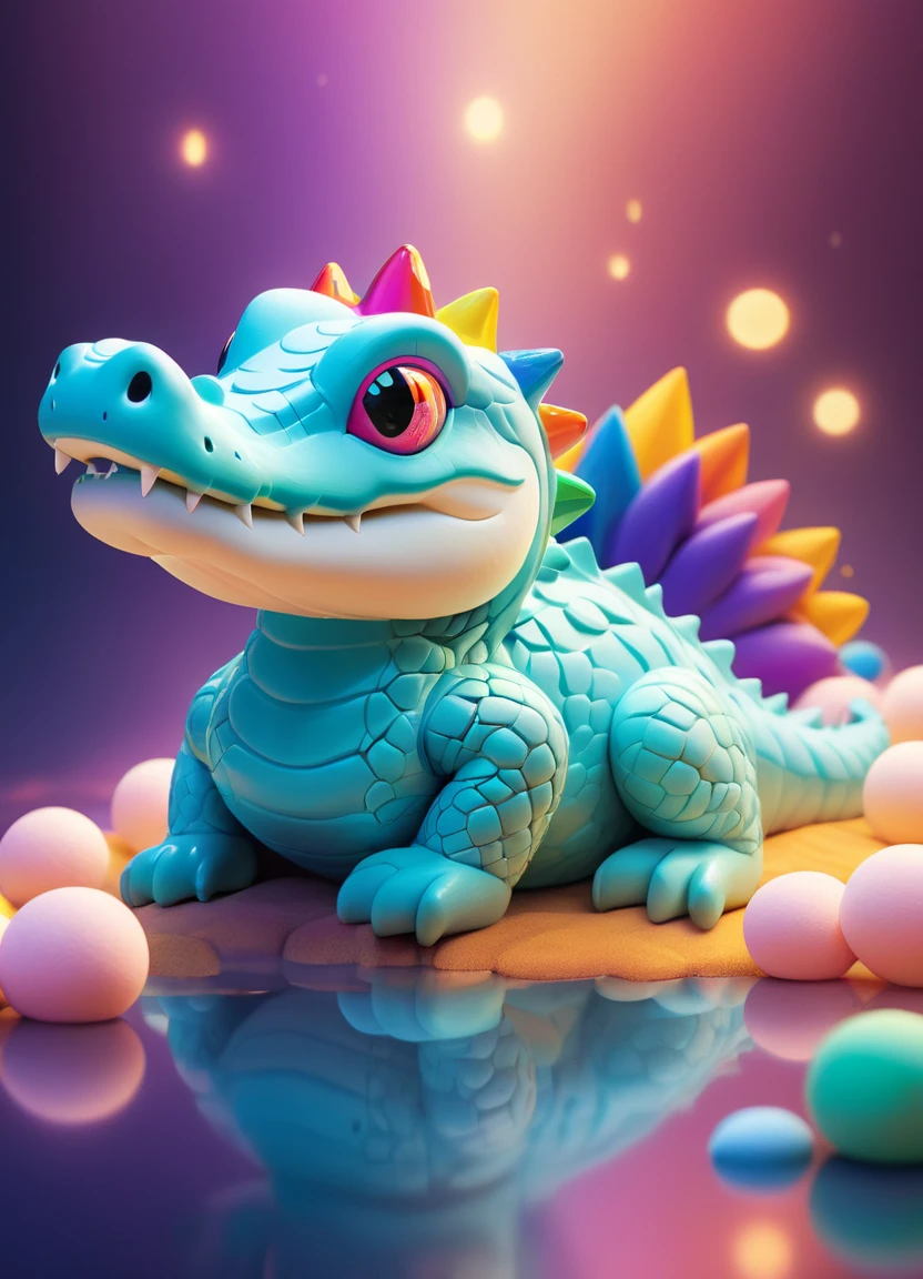 Abstract style a Marshmallow alligator, colorful, magic, clear focus, beautiful, highly detailed, dramatic light, cinematic, intricate, elegant, sharp, perfect, rich deep colors, inspired, innocent, shiny, brilliant, epic, fine, awesome, symmetry, illuminated, pretty, amazing, creative, polished, complex, color, fancy, extremely enhanced, iconic, wonderful, lucid
<lora:MarshmallowXL:.75>, , <lora:FILM_PHOTOGRAPHY_STYLE:0.25> . Non-representational, colors and shapes, expression of feelings, imaginative, highly detailed