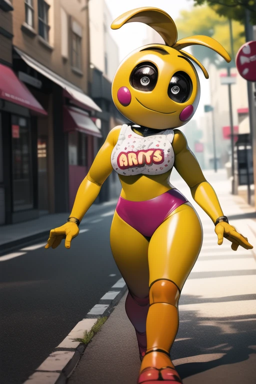 <lora:toychica-09:1> toychica, full body, solo, detailed background, public park, detailed shading, detailed ambient light, detailed background, masterpiece,