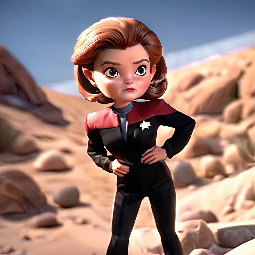 cinematic film still cinematic photo breathtaking <lora:captain_janeway_100x100-step00014000:1> captain_janeway, woman, 4K resolution, (extraterrestrial starship), (futuristic explorer gear), (sense of wonder), (rich and intricate details), (photo-realistic quality), (mysterious atmosphere), (shimmering alien lakes), (vast horizon), (unearthly colors), (dynamic shadows)
. award-winning, professional, highly detailed . 35mm photograph, film, bokeh, professional, 4k, highly detailed . shallow depth of field, vignette, highly detailed, high budget Hollywood movie, bokeh, cinemascope, moody, epic, gorgeous, film grain, grainy
