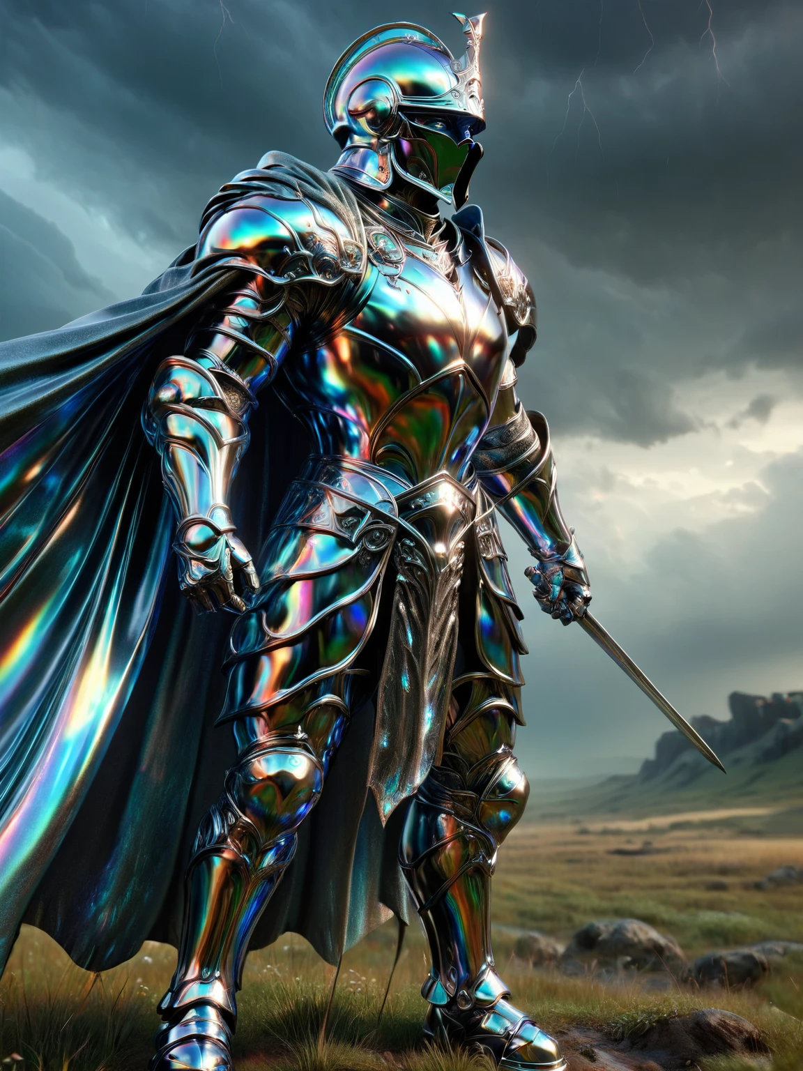 Metallic Iridescence SDXL