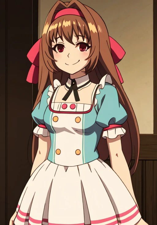 <lora:Redo_of_Healerv2:0.6>, Keara, smirk, solo,