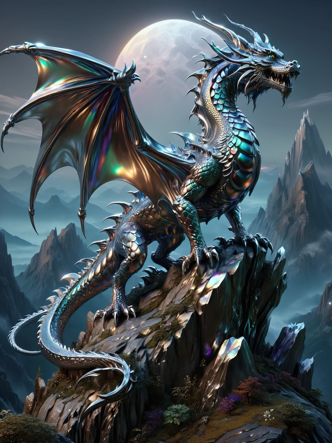 Metallic Iridescence SDXL