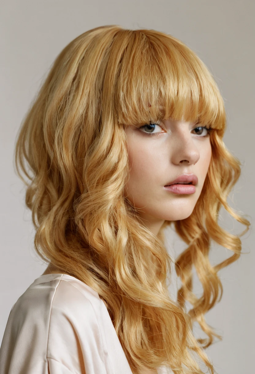 Fluid, organic shapes suggest natural forms, abstracted to their essence., wig