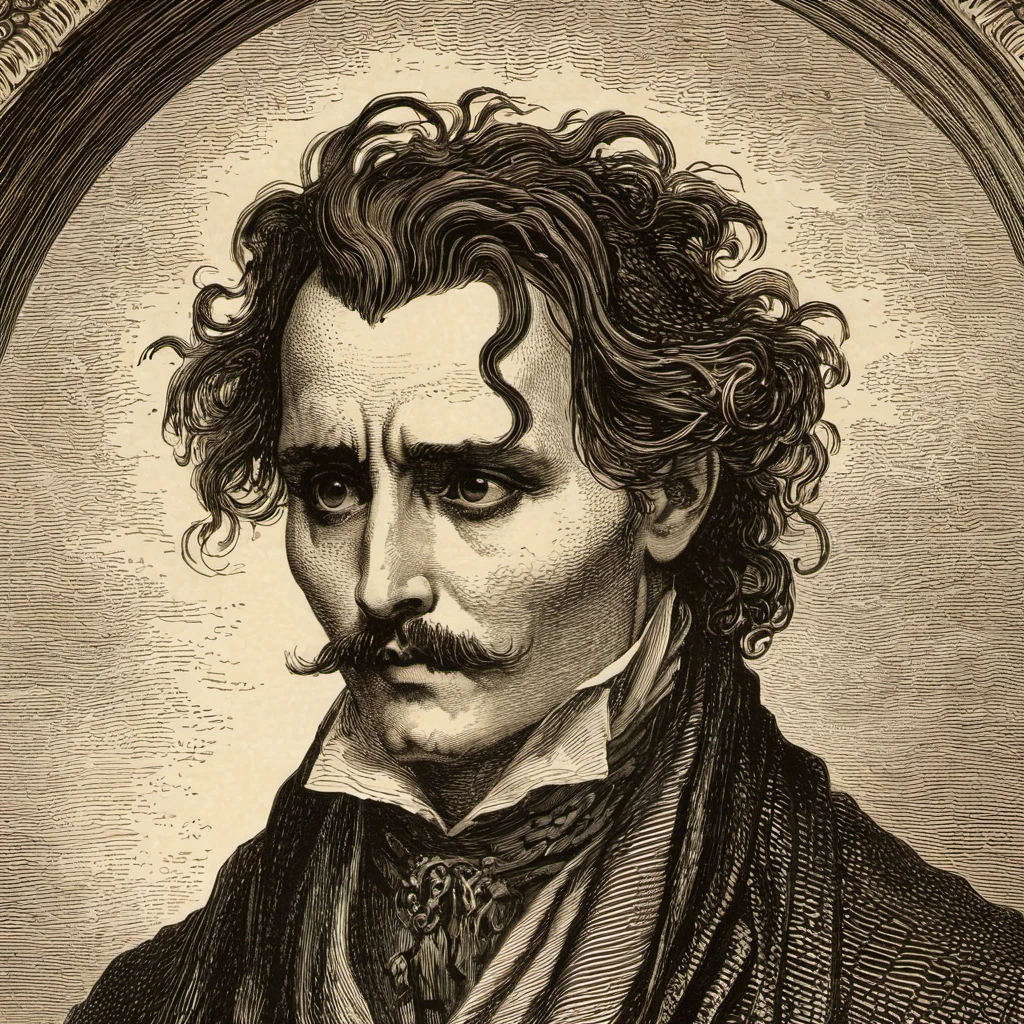 woodcut illustration in detailed gustavedore style, book illustration, by gustave dore, crisp even lines, ornate framing, medium contrast
portrait of Johnny Depp, detailed eyes,
by gustave dore <lora:GustaveDore_StyleXLv6.1:0.7>