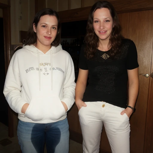 (pp clothes), photo, woman, tan pants, bar<lora:ppclothesjan19v1:1.2>