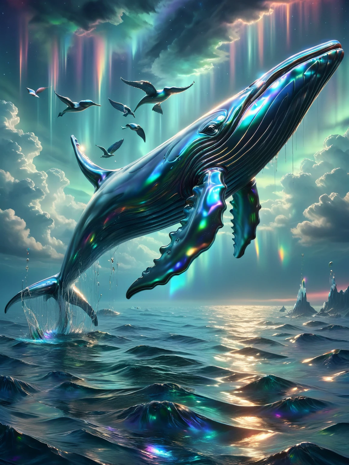 Metallic Iridescence SDXL