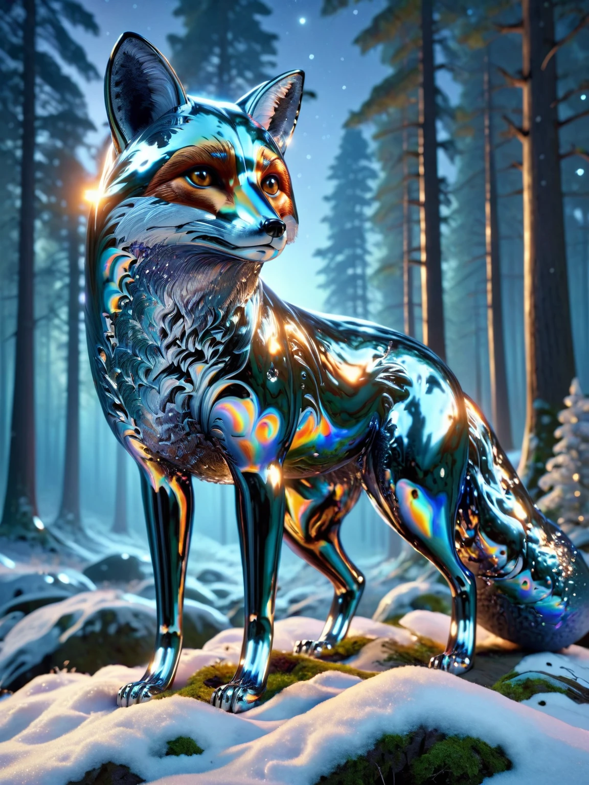 Metallic Iridescence SDXL