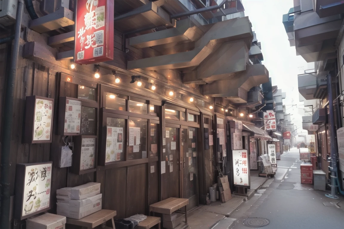 best quality, ultra-detailed, illustration,
sannomiyanishi, storefront, scenery, alley, sign, outdoors, road, street, building, city
<lora:dai1asahi_sannomiya_nishi_SD15_V1_DIM4:1>