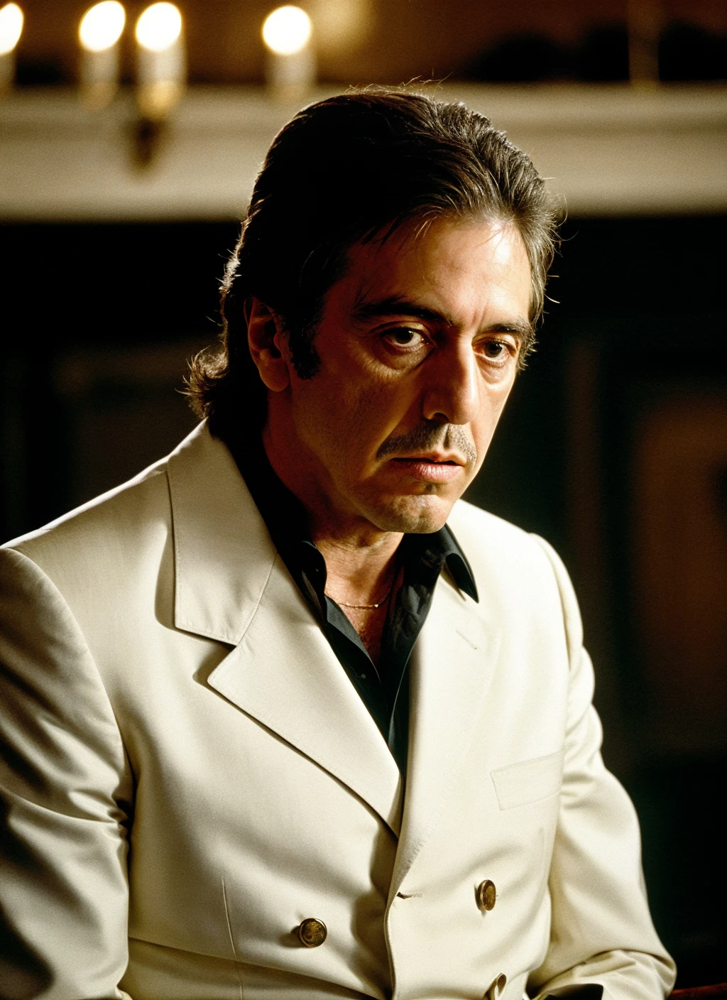 RAW photo of 40 years old alpacino-ti, natural lighting, 8k uhd, dslr, high quality, film grain, Fujifilm XT3, <lora:add_detail:0.7>, by Peter Lindbergh, christmas theme, masculine