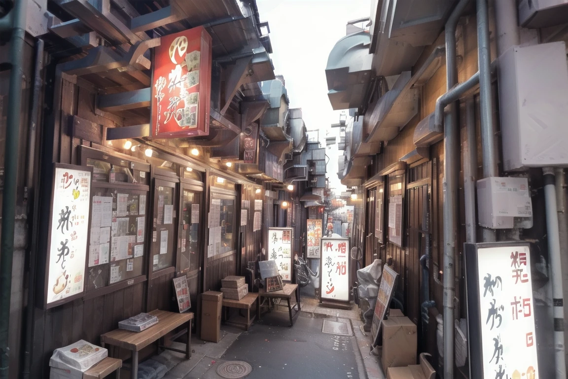 best quality, ultra-detailed, illustration,
sannomiyanishi, storefront, scenery, alley, sign, outdoors, road, street, building, city
<lora:dai1asahi_sannomiya_nishi_SD15_V1_DIM4:1>