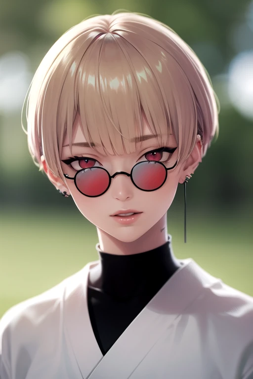 photorealistic, (4k), depth of field, (Masterpiece), (realistic skin texture), extremely detailed, intricate, hyper detailed, high resolution, professional photography, bokeh, depth of field, sharp detail, best quality, , 1boy, solo, male focus, <lora:hajun_yeon:0.78>, hajun_yeon, blonde hair, red eyes, short hair, bangs, , , oxford shirt, , feudal japan,