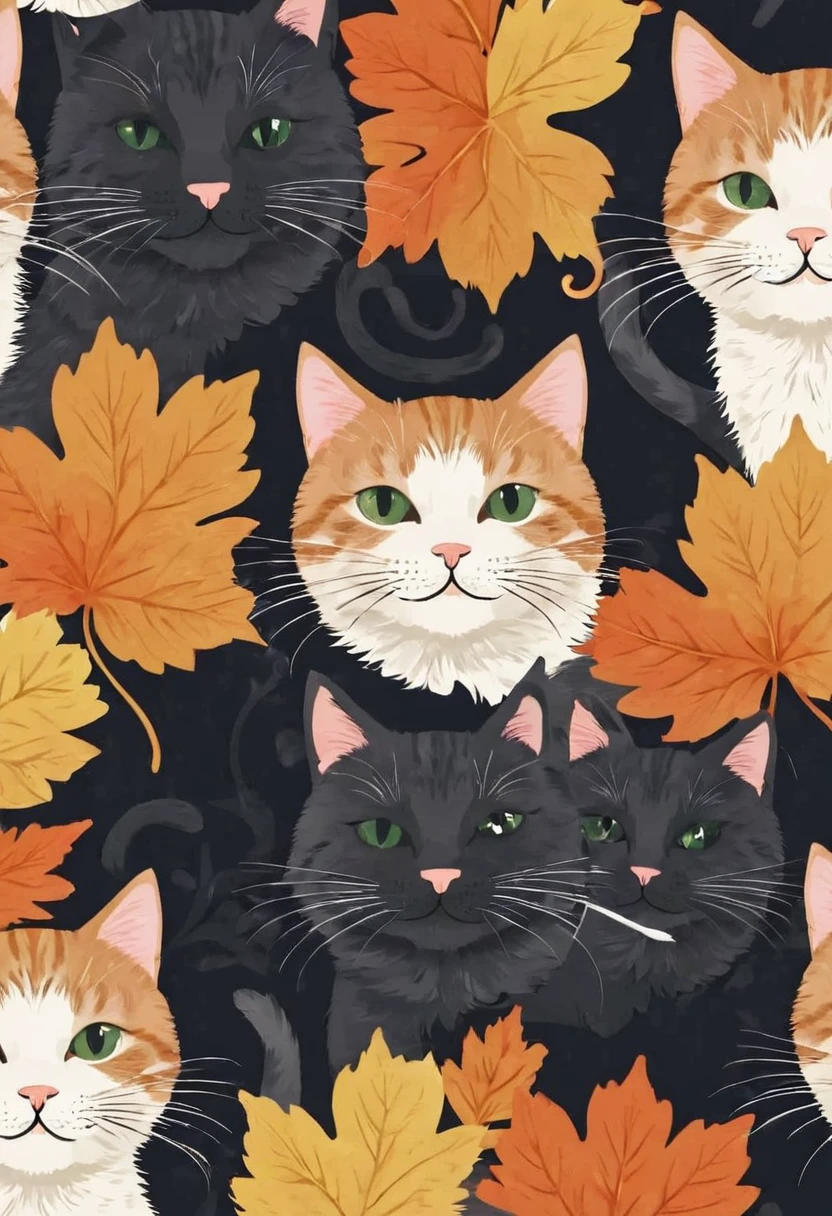 wallpapersv1, Cat, style wallpapersv1, 8k, <lora:Mobile_Wallpapers__Fondos_de_pantalla_movil:0.4>