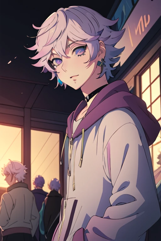 (best quality:1.1), (masterpiece:1.4), photorealistic, looking at viewer, , depth of field, , (anime:1.4), 1boy, solo, male focus, <lora:nayuta_yatonokami:0.96>, nayuta_yatonokami, , jewelry, , , A fairytale land where magical creatures live and thrive, 32k resolution