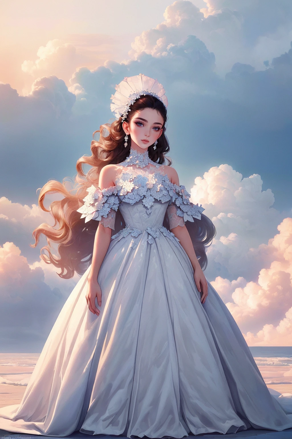 ((Masterpiece, best quality,edgQuality)),
Haute_Couture,edgCloud, a woman wearing a Haute_Couture edgHC_dress made of clouds ,wearing edgCloud,fashion show background
<lora:edgLycorisCloud:0.85>