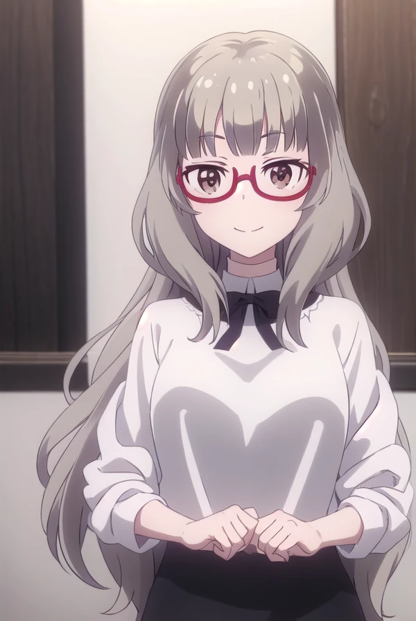 score_9, score_8_up, score_7_up, source_anime, <lora:shizuku-hazuki-s2-ponyxl-lora-nochekaiser:1>, shizuku hazuki, long hair, bangs, brown eyes, grey hair, glasses, semi-rimless eyewear, red-framed eyewear, under-rim eyewear, medium breasts,, skirt, shirt, long sleeves, white shirt, black skirt, fringe trim,, gardening, watering plants, backyard, flowers blooming, sunny day,, , <lora:rabbit-pose-ponyxl-lora-nochekaiser:1>, rabbit pose, playboy bunny, rabbit ears, strapless leotard, fake animal ears, rabbit tail, leotard, detached collar, wrist cuffs, pantyhose,, looking at viewer, solo,, dutch angle, cowboy shot