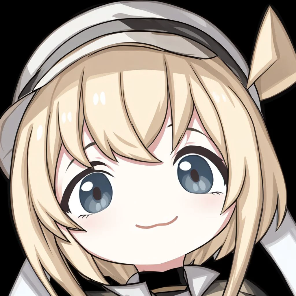 smile,
closed mouth
chibi style
elseal_anothereden, 1girl
simple background, black background
<lora:ElsealAnotherEden:0.7>
<lora:Blue Archive Chibi Style:0.6>
hat