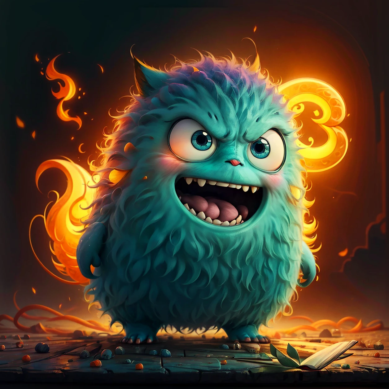 <lora:Cute Pet:0.8>,Pets,absurdres,
realistic,artbook,style of Pixar,
angry,glaring,homocacti,, masterpiece, best quality,