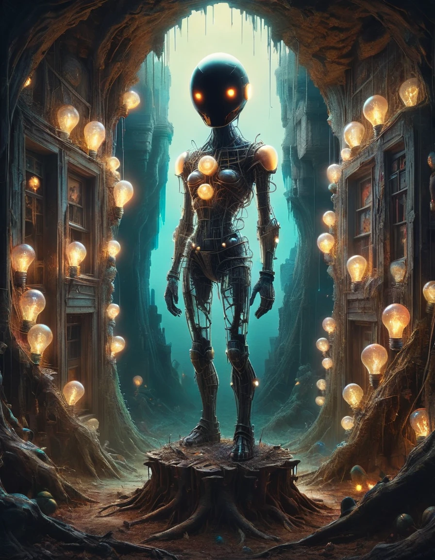 by Zdzislaw Beksinski and by Marc Simonetti, (terragenous , Faded Polaroid Photo but extremely beautiful:1.4), (intricate details, masterpiece, best quality:1.4) , Fortnite Art Style, 3D cartoon, colorful, Fortnite Art Style, , looking at viewer, dynamic pose <lora:ral-lgtblb-sdxl:1> ral-lgtblb