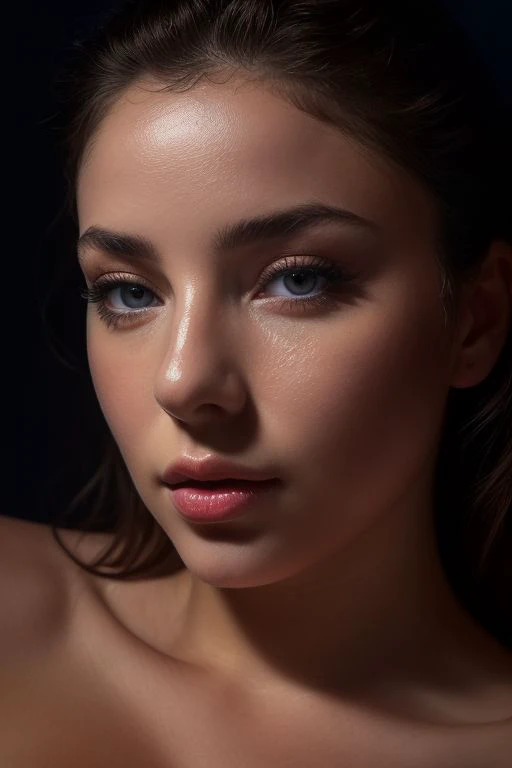 DEN_demi_rose,
(headshot:1.2) portrait on a (plain dark background:1.2), (headshot:1.2), (face focus:1.1), intricate (beautiful eyes:1.2), (wide open eyes:1.1), Big eyes, clean photo, lighting from behind, (Red lighting from the left:1.3), (Blue lighting from the right:1.3),
bokeh, f1.4, 40mm, photorealistic, raw, 8k, textured skin, skin pores, intricate details <lora:epi_noiseoffset2:1>, epiCRealism
