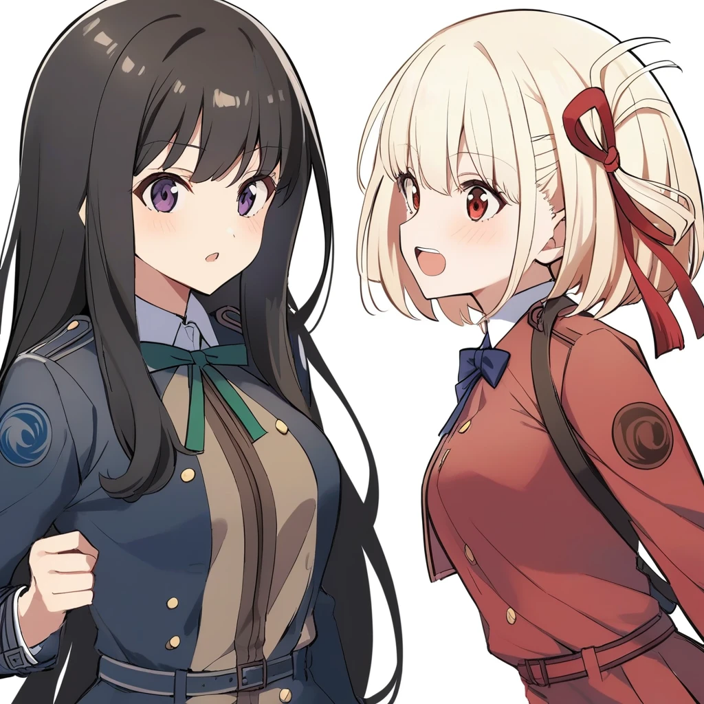 score_9, score_8_up, score_7_up, score_6_up, score_5_up, score_4_up, BREAK
soyjacks, <lora:soyjacks:1>, 2girls, duo, pointing, open mouth, :o, looking at the viewer, source_anime