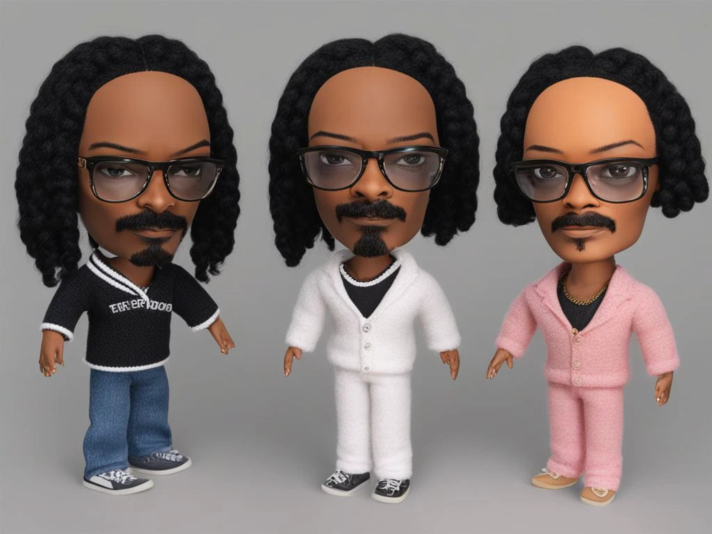 Snoop Dogg DollZ style <lora:DollZ_style:1>