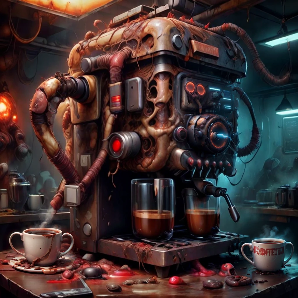 <lora:RottenTech-30:0.8>,rottentech , scifi,biohazard, filthy, <lora:add_detail:0.4>
coffee machine,coffee mug,