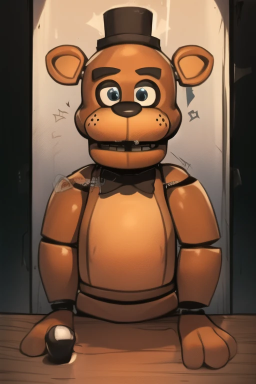 <lora:dabdabil-06:1> dabdabil, solo, <lora:fnaf-freddy:1> freddy, masterpiece, best quality