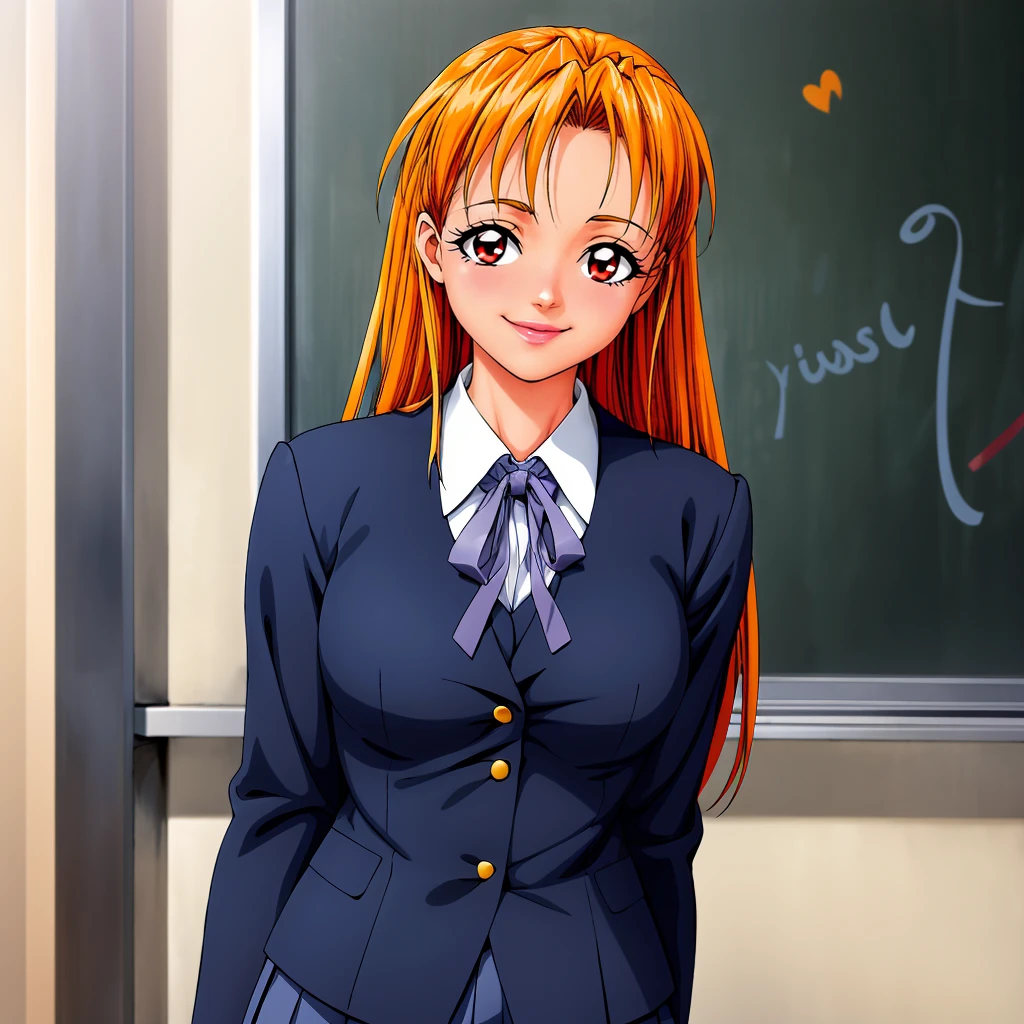 <lora:Akane001:0.7>,<lora:add_detail:0.7>,<lora:noline:0.3>,<lora:boldline:-0.3>,looking at viewer,smile,
Akane,1girl,longhair,orange hair,solo,
school_uniform,
school,