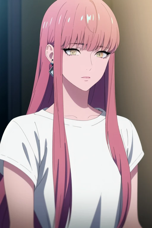 photorealistic, (4k), depth of field, (Masterpiece), (realistic skin texture), extremely detailed, intricate, hyper detailed, high resolution, professional photography, , depth of field, sharp detail, best quality, , 1boy, solo, male focus, <lora:anne_faulkner:0.82>, anne_faulkner, pink hair, yellow eyes, long hair, , jewelry,