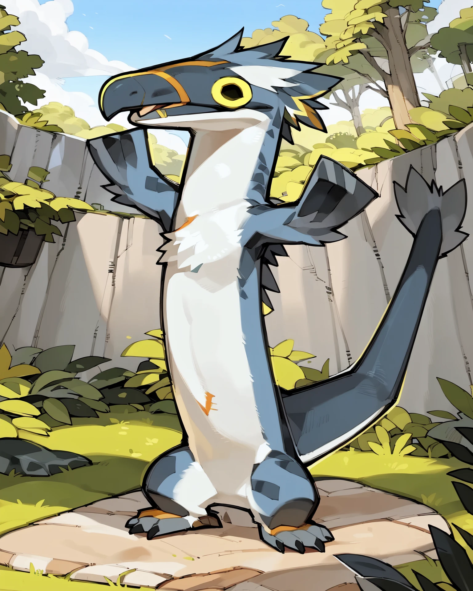 cartoon illustration of a anteater with a long tail and a black and white body, tamandua, anthropomorphic badger, inspired by Joseph Badger, digitally painted, 2. 5 d illustration, “portrait of a cartoon animal, adorable digital painting, anthropomorphic sloth, rendered art, furry badger, badger badger, 2 d illustration, 2d illustration