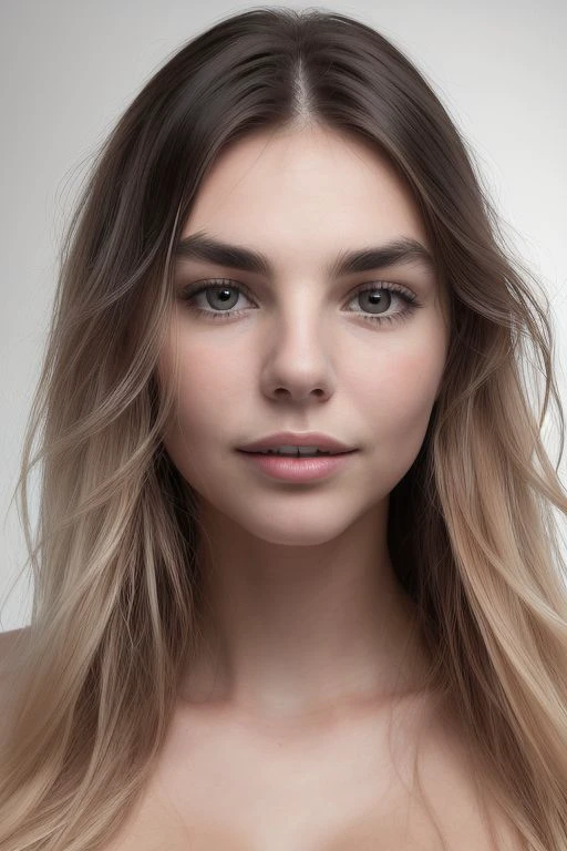 DEN_anneth_FJ,
(headshot:1.2) portrait on a (plain grey background:1.2), (headshot:1.2), (face focus:1.1), windswept chaotic hair, soft lighting, low contrast, low saturation,
bokeh, f1.4, 40mm, photorealistic, raw, 8k, textured skin, skin pores, intricate details <lora:epi_noiseoffset2:1>, epiCRealism