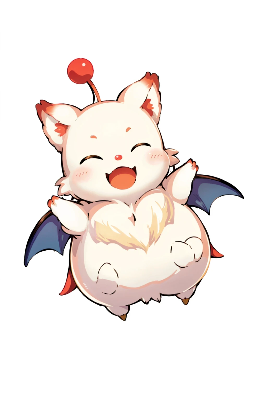 bunny boy,Short ears,White,Golden Eyes,individual,male,obesity,Fat Face,halo, angelic wings,flying,White Robe,Short limbs,Short legs,Meat pad,cute,blush,angry,Clouds,daytime