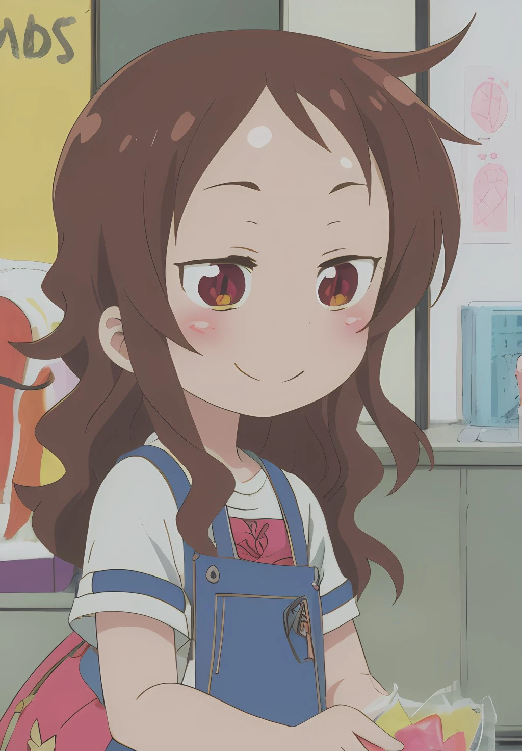 <lora:kobayashisan:1.0>, kobayashisan, Riko, solo, smile,