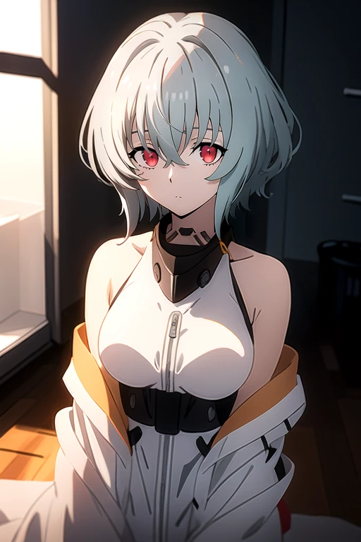 green eyes, (green color hair:1.2),By bang，short hair, 
BREAK (white dress, short dress, elbow gloves, white gloves, thigh strap:1.2),
BREAK folds hands behind head、open legs、A look of contempt、glareing、Teary-eyed、The whole body is wet with 、Yogurt on the face and chest,
BREAK (masterpiece:1.2), best quality, high resolution, unity 8k wallpaper,NSFW ,(illustration:0.8), (beautiful detailed eyes:1.6), extremely detailed face, perfect lighting, extremely detailed CG, (perfect hands, perfect anatomy),