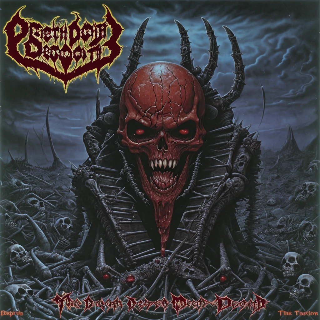 arafed image of a woman is being dragged by a man, death metal album cover, thin corpse, metal album cover art, carcass carrion covered in flies, corpse, metal album cover, vomiting blood, 1 9 8 0's heavy metal album art, corpsepaint, album art cover, album cover, album artwork, alternate album cover