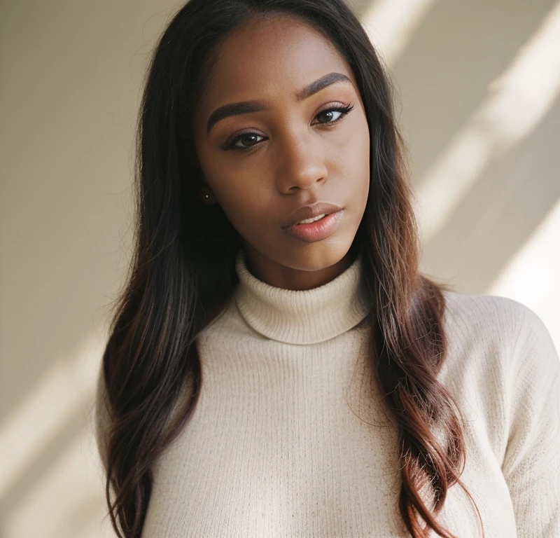 3lli3, portrait, jacket, turtle neck sweater, epic character composition, circle focus, natural lighting, f2, 35mm, film grain, <lora:3lli3_the_Empress:0.8> <lora:LCM 1.5:1>
