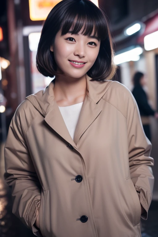 1girl,(RAW photo, best quality), (realistic, photo-realistic:1.4), masterpiece, an extremely delicate and beautiful, extremely detailed, 2k wallpaper, Amazing, finely detail, extremely detailed CG unity 8k wallpaper, ultra-detailed, highres, soft light, beautiful detailed girl, extremely detailed eyes and face, beautiful detailed nose, beautiful detailed eyes,cinematic lighting,perfect anatomy,slender body,smiling ,(bokeh:1.3)
in front of izakaya,narrow street like nakano,lights reflected on wet floor,after rain,night time,shop sign lights,winter night
(wearing jacket)
<lora:seinonana_lora:0.8>