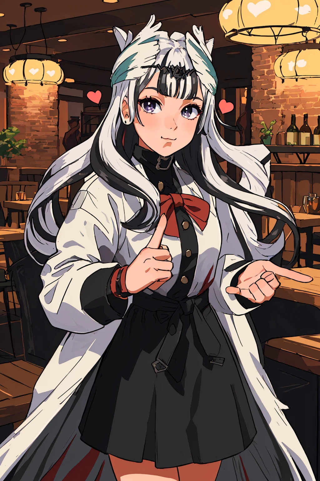 nsfw,high quality, best quality, masterpiece, ultra-detailed, extremely fine, 2D, 8k, highres, masterpiece, super fine illustration, photo background, insanely detailed, perfect fingers, nice hands, perfect hands,( ((A girl she eating ramen noodles and her whitened tongue sticks out)),(holding chopsticks), blushed cheeks, (((smiling))) (one eye closed, long waviy silver hair, purple eyes,headband, completely nude:1.5), (((white color ramen noodle,cum cup, pov_across_table))), BREAK((cum on body:1.9, cum on hair:1.9. cum on face:1.9, cum on mouths:1.3,cum on table 1.9)),multiple boys, peeing on a girl, facial, cum on mouth, cum on body, multiple penises, gangbang,))),ecstasy torogao, saliva trail, nose blush,smile,(eat cum:1.5),in a Chinese restauran,look at camera,