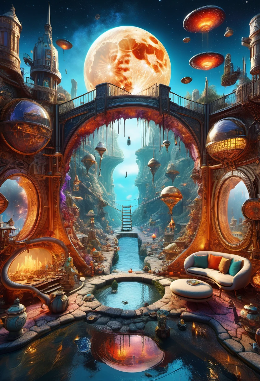 hyper detailed masterpiece, dynamic realistic digital art, awesome quality,teleportation sanctuary of epiphanies,colorful underwater magma industrial city,longing neighborhood screen space shadows,lunar eclipse, dedication,dazzling,hiking trails,risk-taking,suffocating,sleek,curved,alluring,haloed,touching,DonMT34P4rtyXL <lora:DonMT34P4rtyXL-v1.1-000008:0.8>