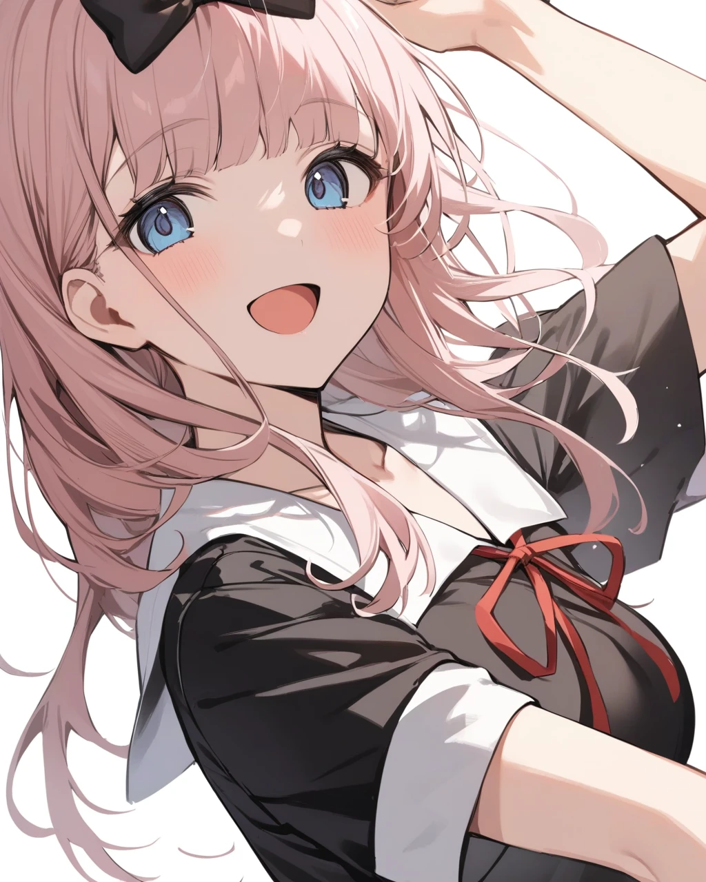 {Perfect Anatomy},((beautiful face:1.5)). ((( french kiss, 1 girl, 1 old man, hetero,kiss, french kiss, tongue kiss:, looking at viewer.1.5))),(masterpiece, highest quality, figure, delicate details, 8K:1.3), ( picturesque, style adder),((KanColle)),(highest quality:1.2), masterpiece, highest quality, High resolution, BREAK,(pink hair:1.5), BREAK,Yurakai Nikku, long hair, hair flap, ponytail, hair ornaments, grey sailor collar,sailor shirt,black jacket,striped shirt, vertical-striped shirt, red ribbon, short sleeve, sailor collar, black jacket, neck ribbon, gray skirt, pleated skirt,