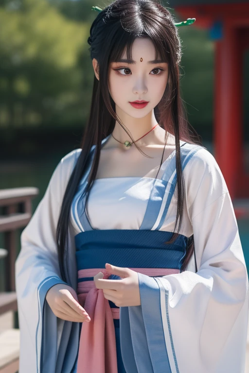 ltra-detailed,highly detailed,best quality,masterpiece,illustration,realistic,photorealistic,
liumengli, 1girl, solo, cosplay, hanfu,
upper body,
<lora:liumengli_v2_03:0.9>