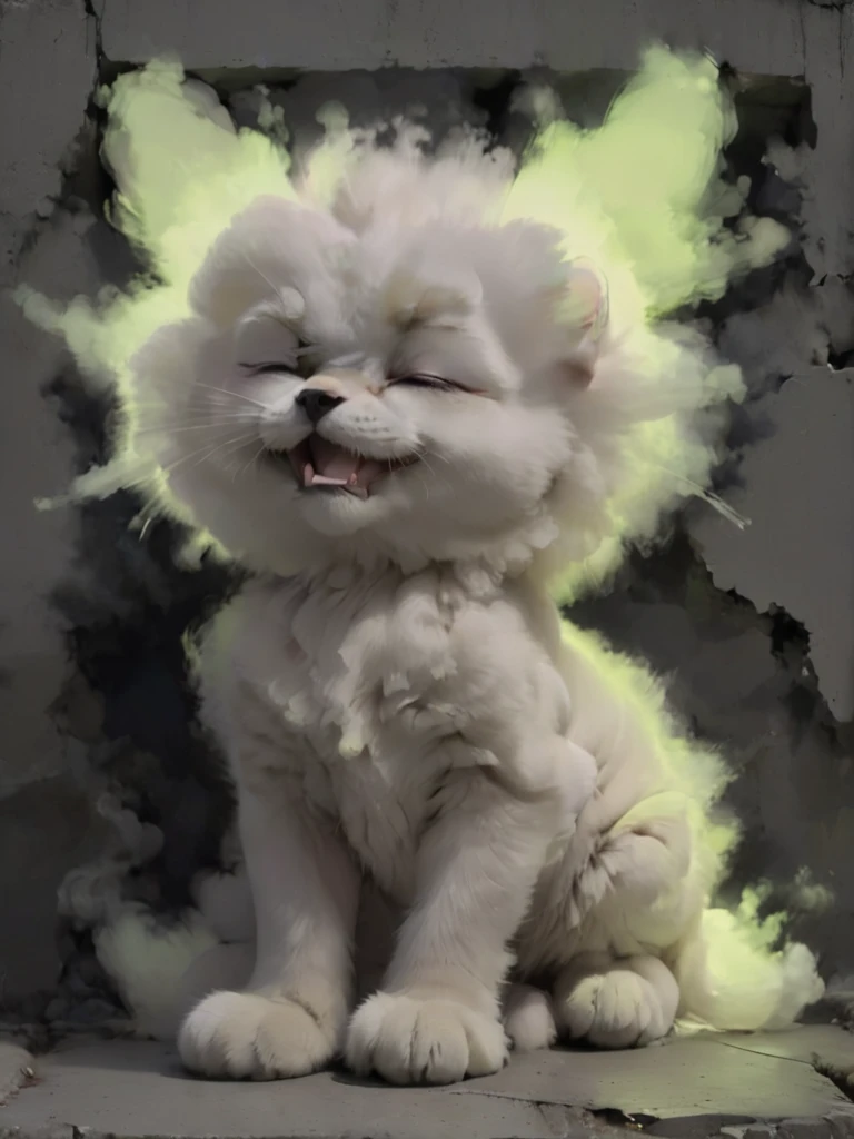 ptm-no2, neon smoke on a concrete cat, nighttime, glow, <lora:- SDXL - ptm-no2_style_V1.0:.9> <lora:- SDXL - conrtneo _neon-concrete _V2.0:0.8> conrtneo, neon, concrete